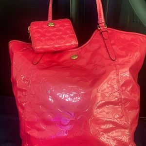 Coach purse and wallet
